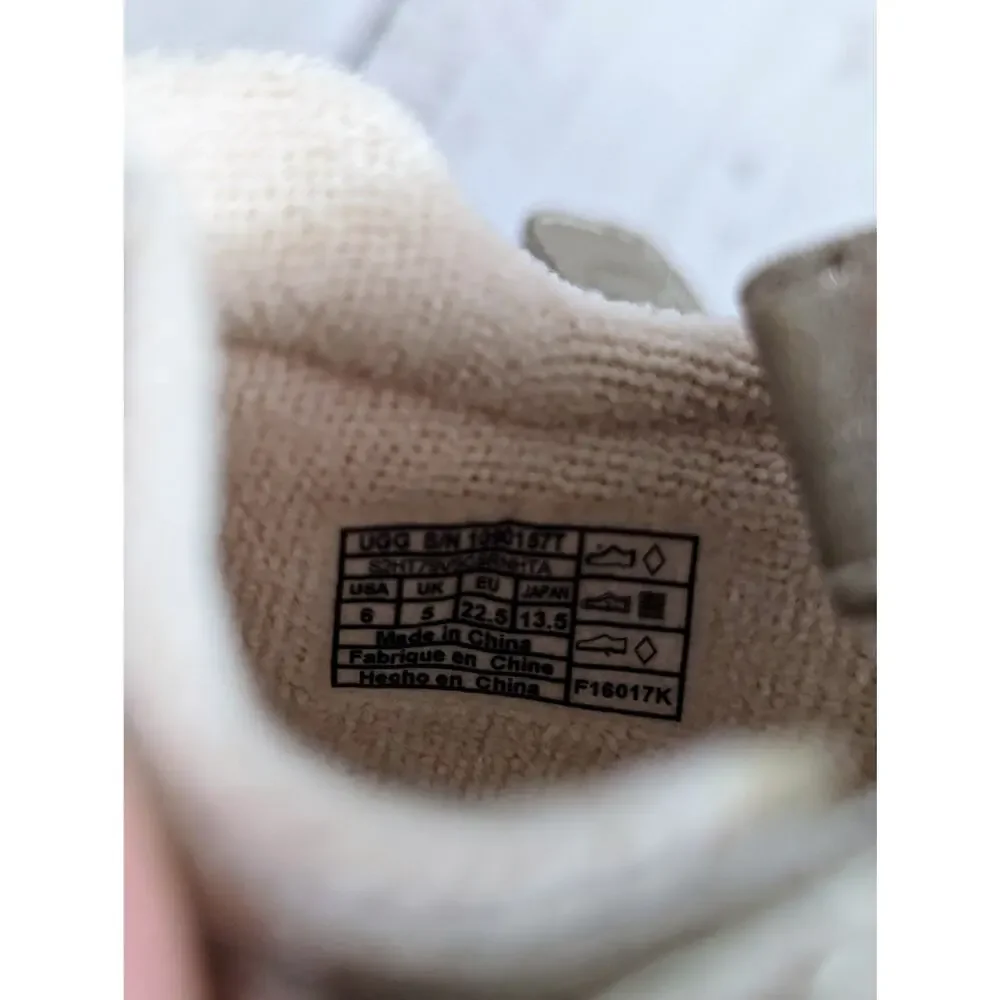 Ugg Kolding Gold Silver Sparkly Sandals Toddler Size 6